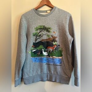 Levi’s “Creatures Of The Wilderness” Crewneck Sweatshirt Size Small